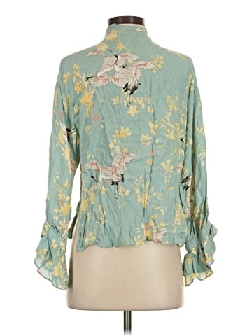 Zara Basic 3/4 Sleeve Blouse (view 2)