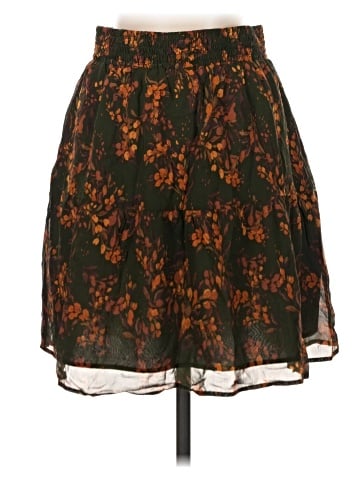 Garnet Hill Silk Skirt (view 2)