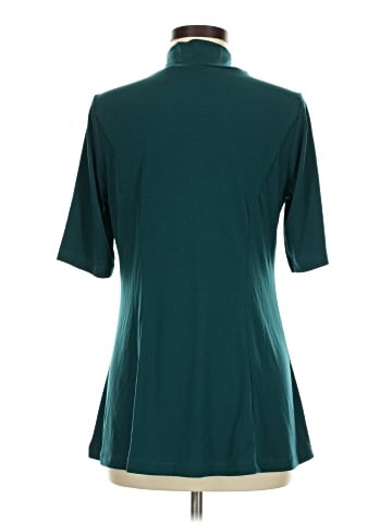Susan Graver Short Sleeve Turtleneck (view 2)