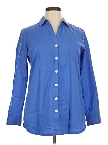 Foxcroft Long Sleeve Button-Down Shirt (view 1)