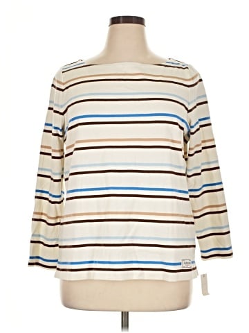 Talbots 3/4 Sleeve T-Shirt (view 1)
