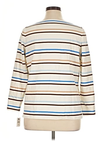 Talbots 3/4 Sleeve T-Shirt (view 2)