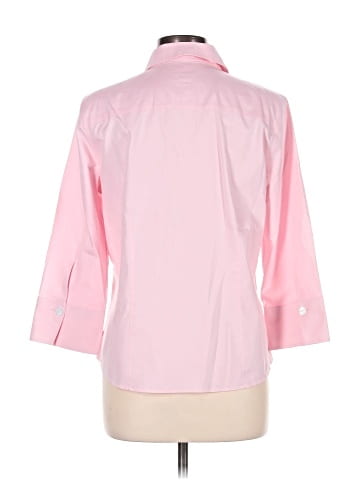 Foxcroft 3/4 Sleeve Button-Down Shirt (view 2)