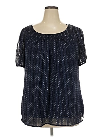 Roz & Ali Short Sleeve Blouse (view 1)