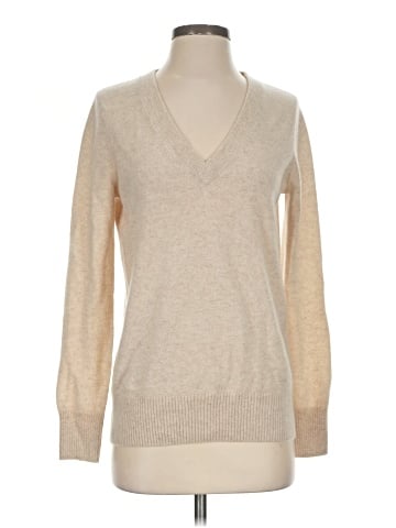 Aqua Cashmere Pullover Sweater (view 1)