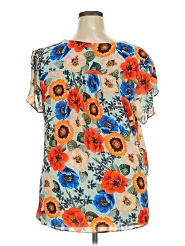 PREMISE Short Sleeve Blouse (view 2)
