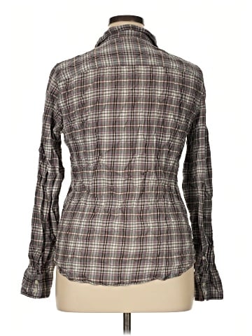 J.Crew Factory Store Long Sleeve Button-Down Shirt (view 2)