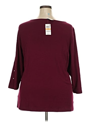 Karen Scott 3/4 Sleeve Top (view 2)
