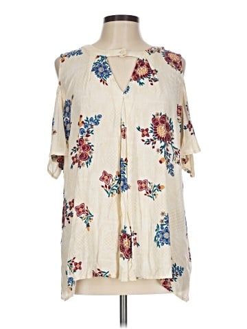 Blu Pepper Short Sleeve Blouse (view 1)