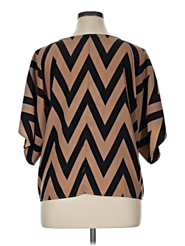 Bobeau Short Sleeve Blouse (view 2)
