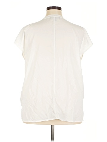 ELOQUII Short Sleeve Blouse (view 2)