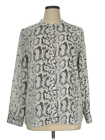 J.Crew Factory Store Long Sleeve Blouse (view 1)