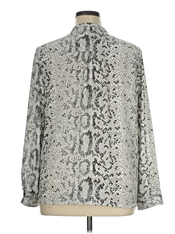 J.Crew Factory Store Long Sleeve Blouse (view 2)