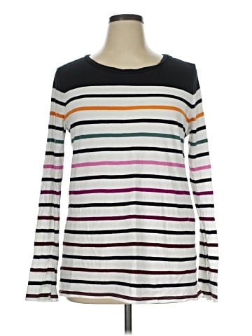 Ann Taylor LOFT Outlet Long Sleeve T-Shirt (view 1)
