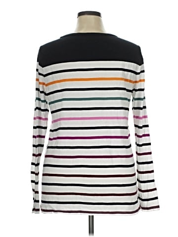 Ann Taylor LOFT Outlet Long Sleeve T-Shirt (view 2)