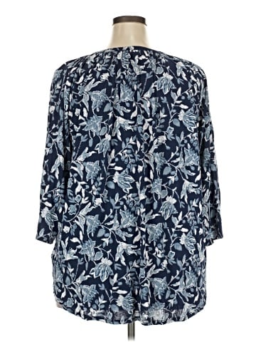 Lucky Brand 3/4 Sleeve Blouse (view 2)