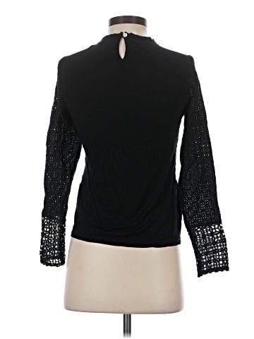 Blue Tassel Long Sleeve Top (view 2)