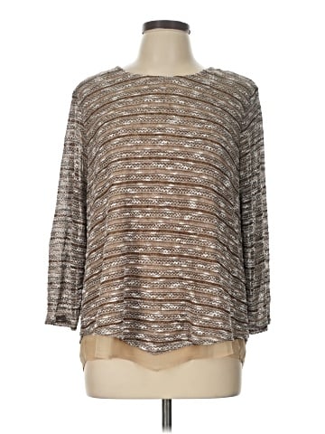 Alfred Dunner 3/4 Sleeve Top (view 1)
