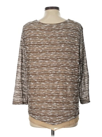 Alfred Dunner 3/4 Sleeve Top (view 2)