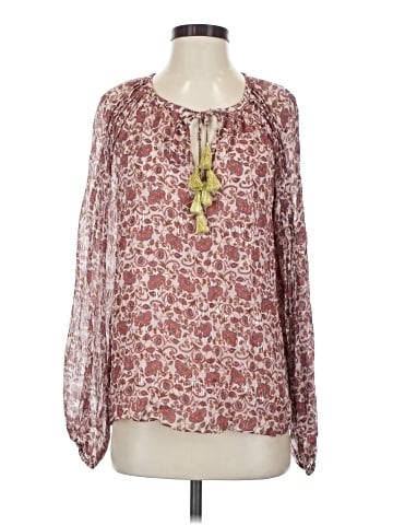 Ramy Brook Long Sleeve Silk Top (view 1)