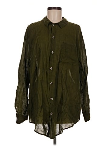 CP Shades 3/4 Sleeve Button-Down Shirt (view 1)