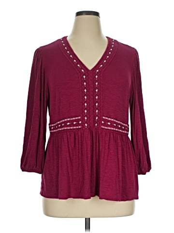 Westbound 3/4 Sleeve Blouse (view 1)