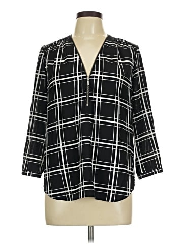 Trouve 3/4 Sleeve Blouse (view 1)