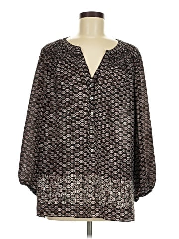 Max Studio 3/4 Sleeve Blouse (view 1)