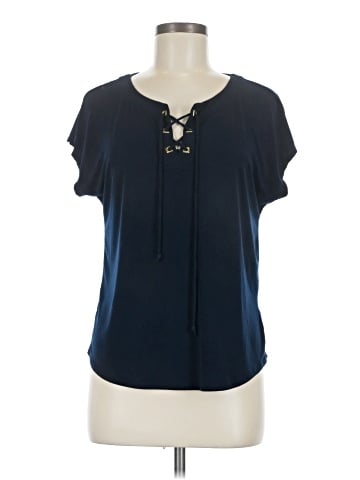 Ellen Tracy Short Sleeve Blouse (view 1)