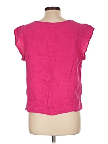 Three Dots Short Sleeve Top (view 2)