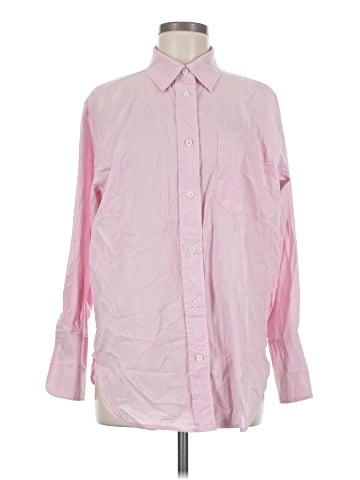 En Creme Long Sleeve Button-Down Shirt (view 1)
