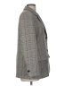 Zara Basic 100% Polyester Plaid Gray Blazer Size M - photo 4