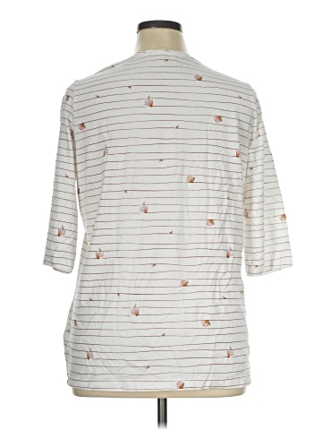 Ulla Popken 3/4 Sleeve T-Shirt (view 2)