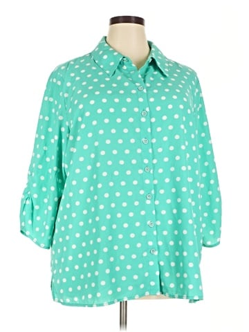Susan Graver 3/4 Sleeve Blouse (view 1)