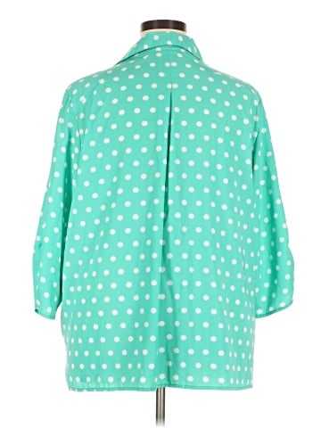 Susan Graver 3/4 Sleeve Blouse (view 2)