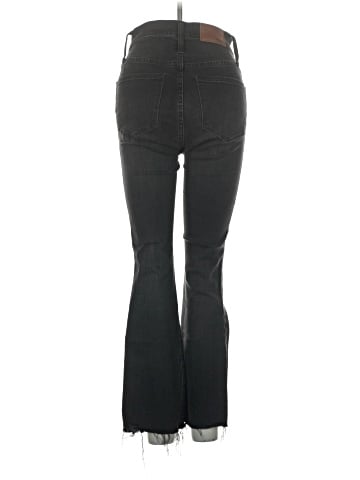 Madewell Cali Demi-Boot Jeans in Berkeley Black: Chewed-Hem Edition (view 2)