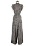 1.State 100% Polyester Tweed Gray Jumpsuit Size S - photo 1