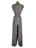 1.State 100% Polyester Tweed Gray Jumpsuit Size S - photo 2