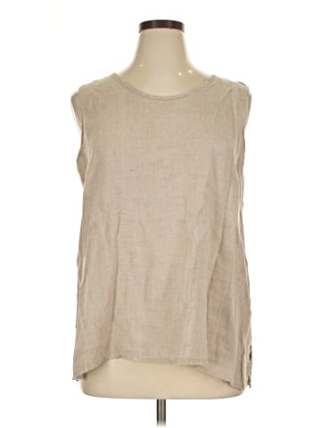Flax Sleeveless Blouse (view 1)