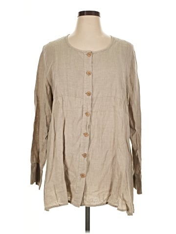 Flax Long Sleeve Blouse (view 1)