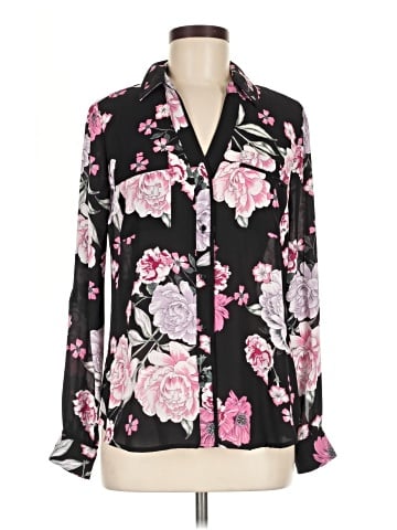 Candie's Long Sleeve Blouse (view 1)