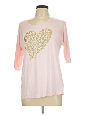 Thalia Sodi 3/4 Sleeve T-Shirt (view 1)