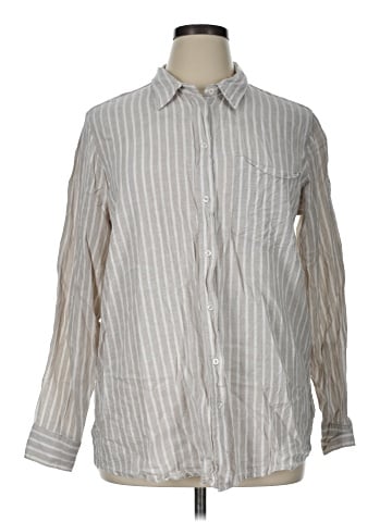 Gap Long Sleeve Button-Down Shirt (view 1)