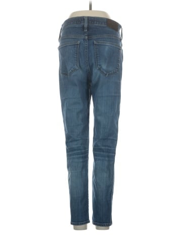 Madewell Petite 10" High-Rise Skinny Jeans in Hayes Wash (view 2)