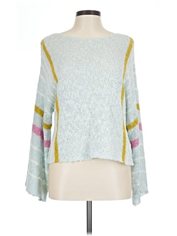 Hem & Thread Pullover Sweater (view 1)