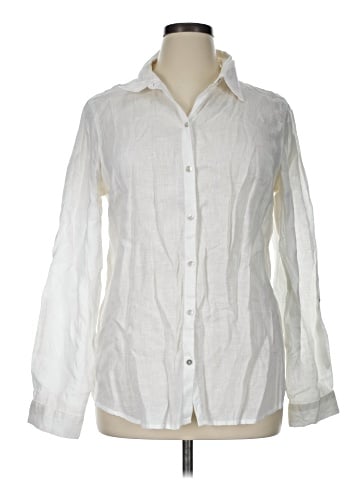 Sigrid Olsen Long Sleeve Button-Down Shirt (view 1)