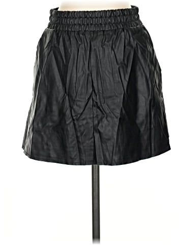 BCBGMAXAZRIA Faux Leather Skirt (view 1)