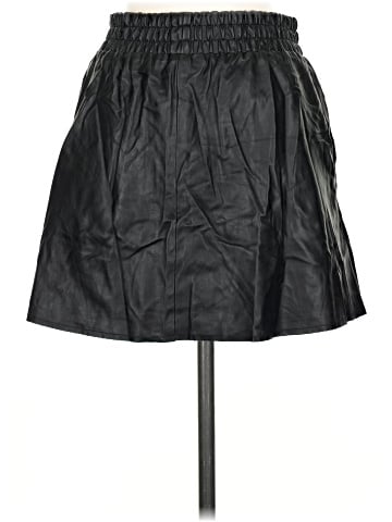 BCBGMAXAZRIA Faux Leather Skirt (view 2)