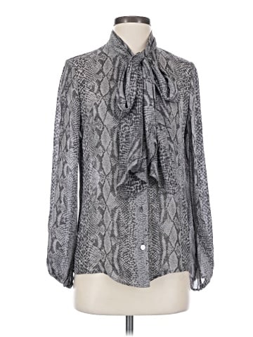 Ramy Brook Long Sleeve Silk Top (view 1)