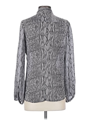Ramy Brook Long Sleeve Silk Top (view 2)